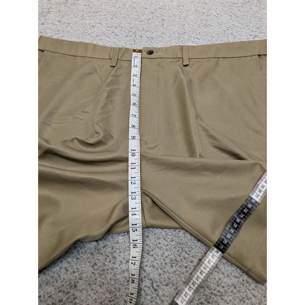 Haggar Cool 18 Gab Golf Shorts Dress Khaki Beige‎ Flat Front Mens 40 Preppy NWT - Picture 8 of 13